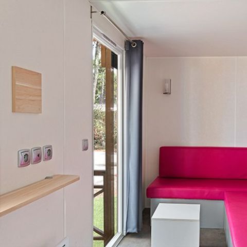 Mobile home 6 persons - Mobile-home | Comfort XL | 2 Bedrooms | 4/6 Pers. | Raised terrace | Air conditioning