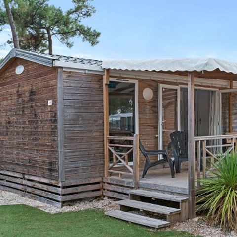 Mobile home 6 persons - Comfort XL | 2 Bedrooms | 4/6 Pers | Raised terrace | Air conditioning | TV