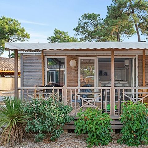 Mobile home 6 persons - Comfort XL | 2 Bedrooms | 4/6 Pers | Raised terrace | Air conditioning | TV