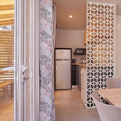 Mobile home 6 persons - Premium Exclusive | 3 Bedrooms | 6 Pers | Raised terrace | Jacuzzi | Air conditioning | TV