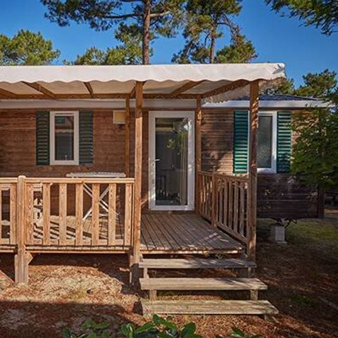 Mobile home 6 persons - Comfort | 2 Bedrooms | 4/6 Pers. | *Raised terrace *| 1 bathroom | Air conditioning