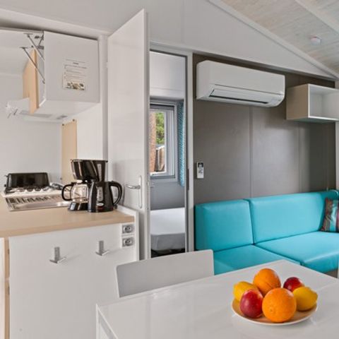 Mobile home 6 persons - Mobile-home | Comfort XL | 3 Bedrooms | 6 Pers | Raised terrace | Air conditioning | TV