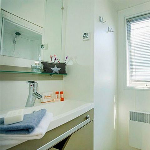 Mobile home 6 persons - Mobile-home | Premium | 3 Bedrooms | 6 Pers. | Raised terrace | 2 bathrooms | Air-con.
