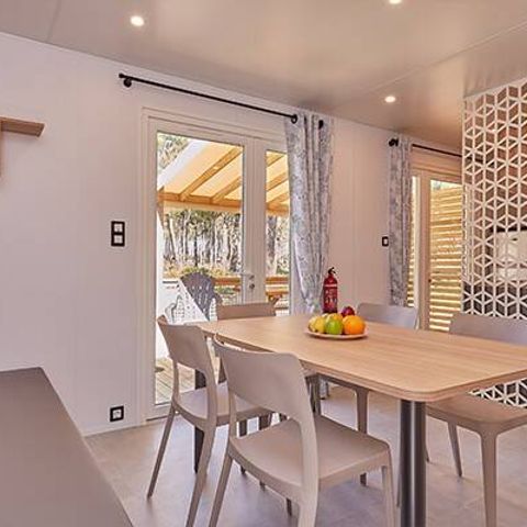 Mobile home 6 persons - Mobile-home | Premium Exclusive | 3 Bedrooms | 6 Pers | Raised terrace | Jacuzzi | 1 Bathroom | Air conditioning | TV