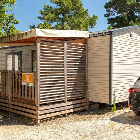 Mobile home 4 persons - Comfort | 2 Bedrooms | 4 Pers | Raised terrace | 1 Bathroom | Air conditioning | TV