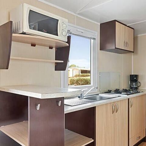 Mobile home 4 persons - Comfort | 2 Bedrooms | 4 Pers | Raised terrace | 1 Bathroom | TV