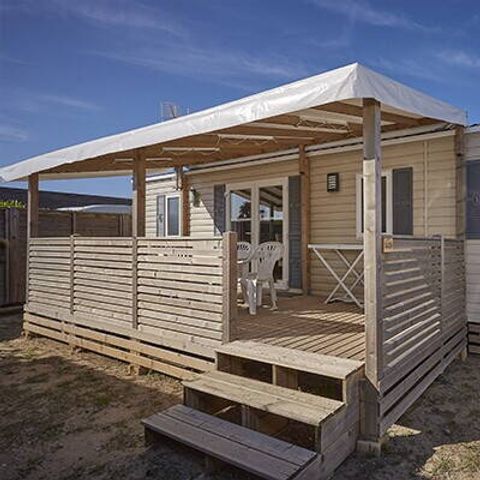 Mobile home 6 persons - Comfort | 3 Bedrooms | 6 Pers | Raised terrace | 2 bathrooms | Air conditioning