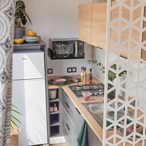 Mobile home 5 persons - 2 bedrooms - semi-covered terrace