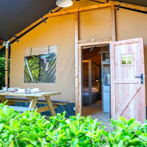 CANVAS BUNGALOW 4 people - Safari La Fosca