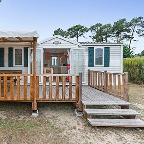 MOBILE HOME 6 people - Classic | 3 Bedrooms | 6 Pers. | Raised terrace | Air-con.