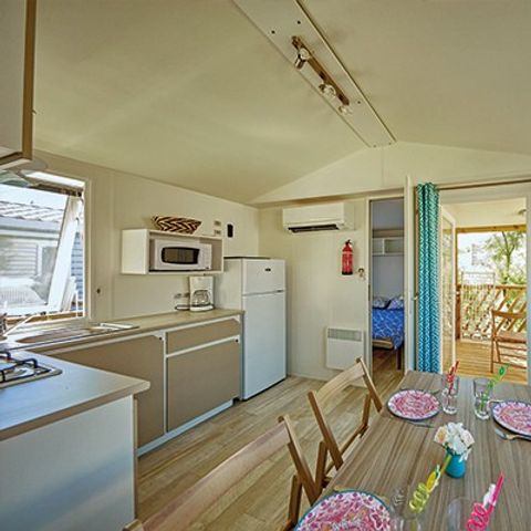 MOBILE HOME 6 people - Mobile-home | Comfort | 3 Bedrooms | 6 Pers. | Raised terrace | Air conditioning