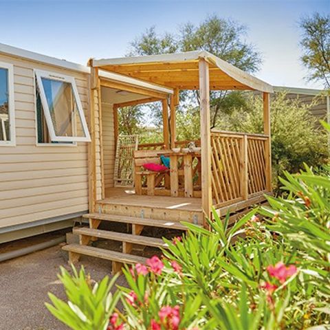 MOBILE HOME 6 people - Mobile-home | Comfort | 3 Bedrooms | 6 Pers. | Raised terrace | Air conditioning
