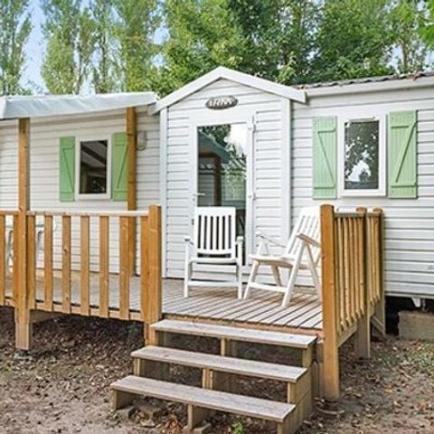 MOBILE HOME 6 people - Comfort XL | 2 Bedrooms | 4/6 Pers | Raised terrace | Air conditioning