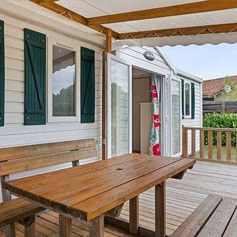 MOBILE HOME 6 people - Classic | 3 Bedrooms | 6 Pers. | Raised terrace | Air-con.