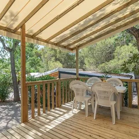 MOBILE HOME 6 people - Mobile-home | Premium | 3 Bedrooms | 6 Pers. | Raised terrace | Air-con.