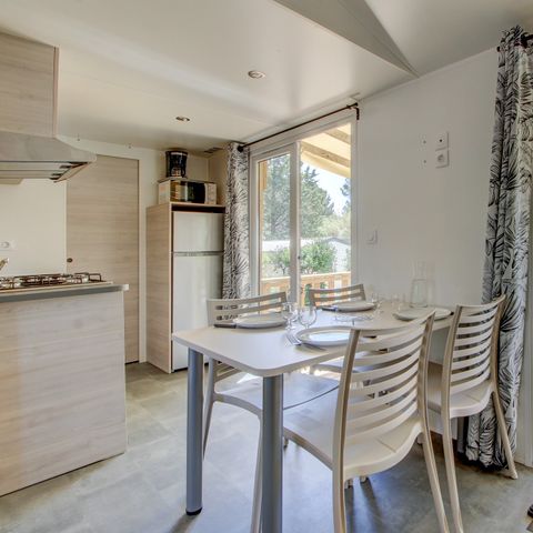 MOBILE HOME 6 people - Mobile-home | Comfort XL | 2 Bedrooms | 4/6 Pers. | Raised terrace | Air conditioning