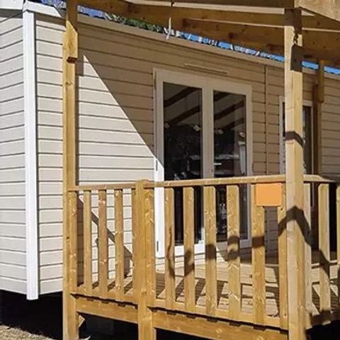 MOBILE HOME 6 people - Mobile-home | Premium | 3 Bedrooms | 6 Pers. | Raised terrace | Air-con.