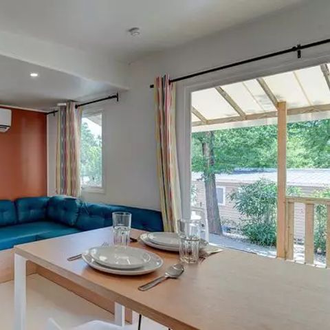 MOBILE HOME 6 people - Mobile-home | Premium | 3 Bedrooms | 6 Pers. | Raised terrace | Air-con.