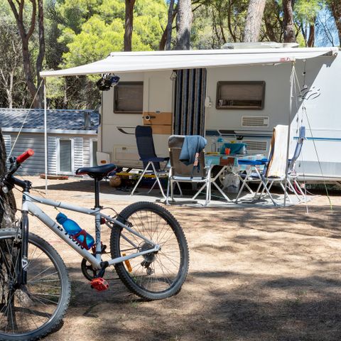 Pitch - Standard Comfort - 60-75m2 - : car - Caravan or camper van or tent - Electricity