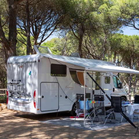 Pitch - Standard Comfort - 60-75m2 - : car - Caravan or camper van or tent - Electricity