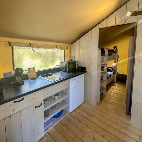 CANVAS AND WOOD TENT 4 people - Medes tent