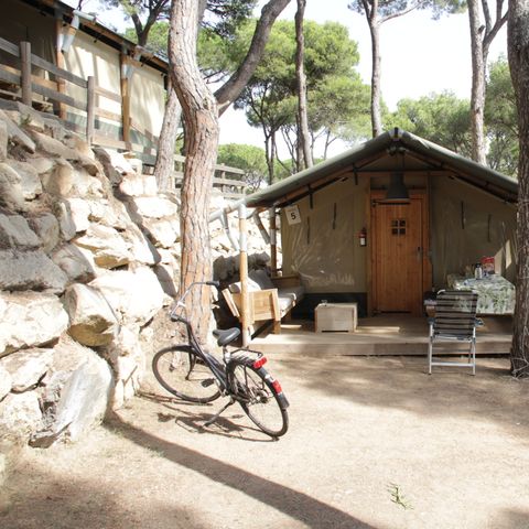 CANVAS AND WOOD TENT 4 people - Medes tent