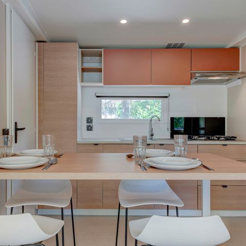 MOBILE HOME 6 people - Mobil-home | Premium Azure | 3 Bedrooms | 6 Pers. | Raised terrace | Air conditioning