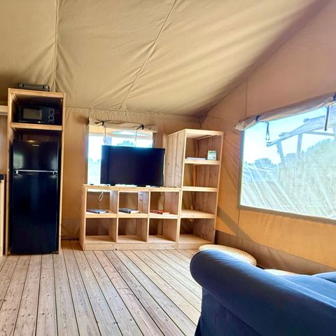 CANVAS AND WOOD TENT 5 people - Illa Roja Shop