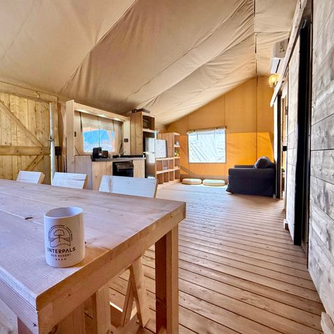 CANVAS AND WOOD TENT 5 people - Illa Roja Shop