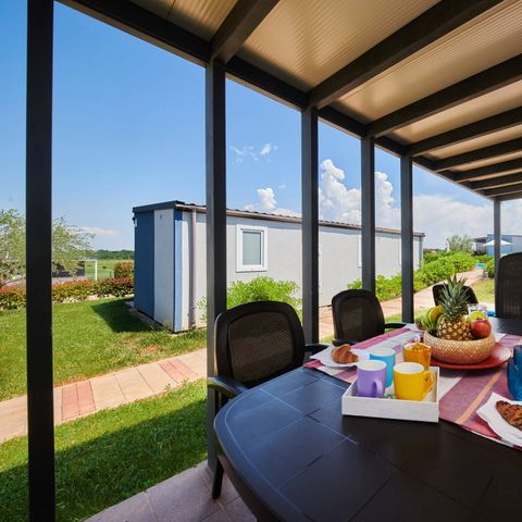 Mobile home 4 persons - Comfort | 2 Bedrooms | 4 Pers | Raised terrace | 2 bathrooms | Air conditioning | TV