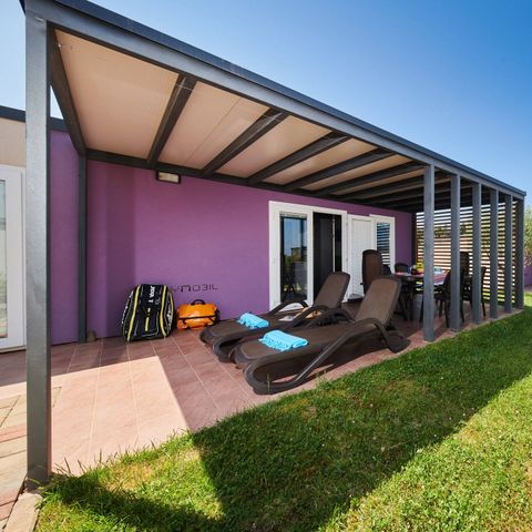 Mobile home 4 persons - Comfort | 2 Bedrooms | 4 Pers | Raised terrace | 2 bathrooms | Air conditioning | TV