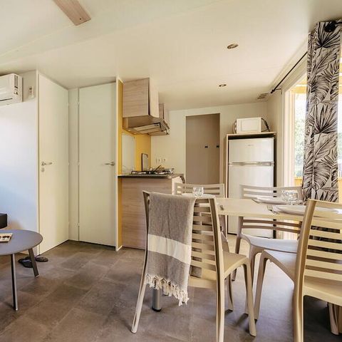 MOBILE HOME 4 people - Mobile-home | Premium | 2 Bedrooms | 4 Pers. | Terrace Lounge | 1 Bathroom | Air-con.