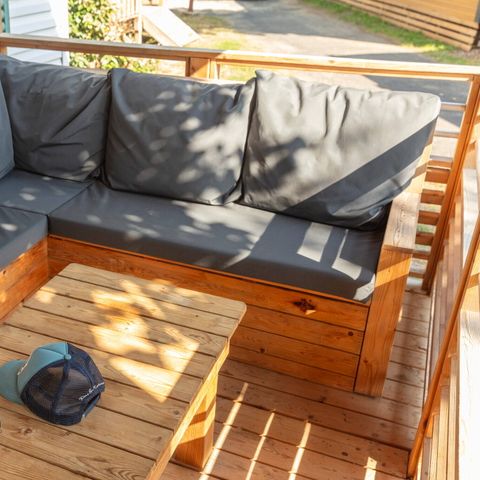 MOBILE HOME 4 people - Mobile-home | Premium | 2 Bedrooms | 4 Pers. | Terrace Lounge | 1 Bathroom | Air-con.