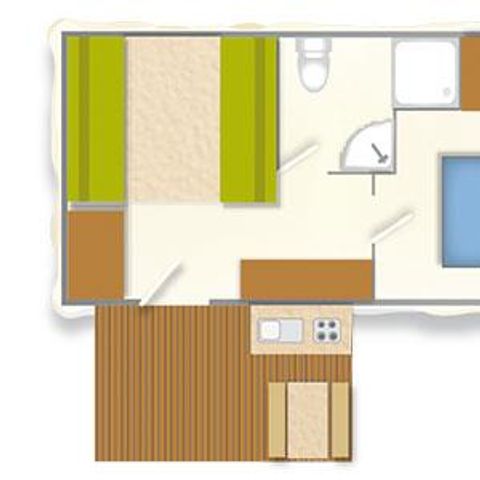 MOBILE HOME 2 people - BAIA CLASSIC