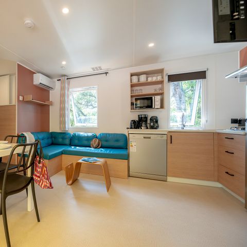 MOBILE HOME 4 people - Mobile-home | Comfort | 2 Bedrooms | 4 Pers. | Raised terrace | Air-con.