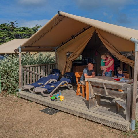 Tent 5 persons - Eco Lodge | 2 Bedrooms | Capacity 4-5 persons | No bathroom