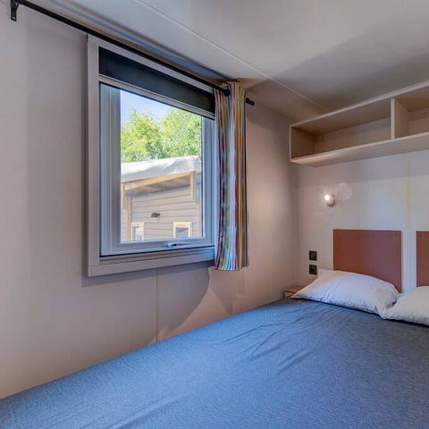 Mobile home 6 persons - Comfort | 3 Bedrooms | 6 Pers. |* Raised terrace | *1 Bathroom | Air-con.