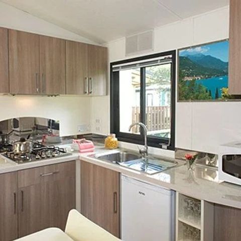 Mobile home 6 persons - Mobile-home | Comfort XL | 2 Bedrooms | 4/6 Pers. | Raised terrace | Air conditioning