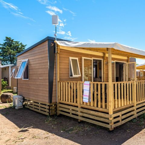 Mobile home 4 persons - Mobile-home | Premium | 2 Bedrooms | 4 Pers. | Raised terrace | 1 Bathroom | Air-con.