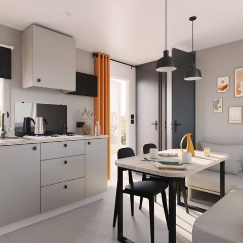 Mobile home 4 persons - Premium | 2 Bedrooms | Sleeps 4 people | Lounge Terrace | 1 Bathroom | Air conditioning