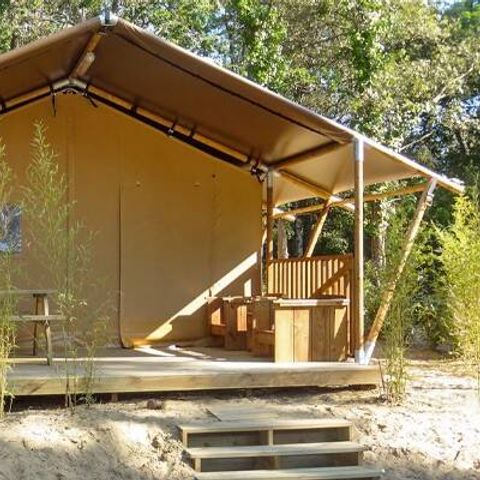 Tent 4 persons - Safari Tent | 2 Bedrooms | Sleeps 3-4 people | No Bathroom