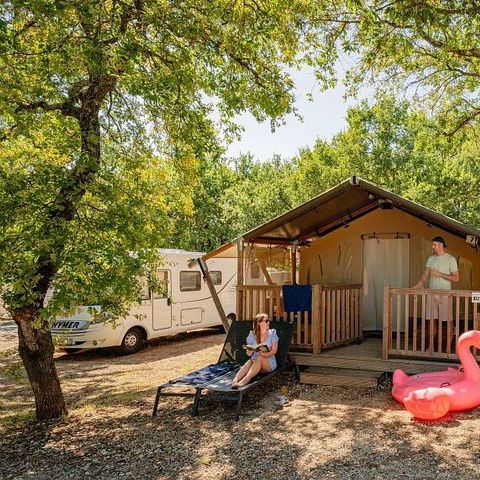Tent 4 persons - Safari Tent | 2 Bedrooms | Sleeps 3-4 people | No Bathroom