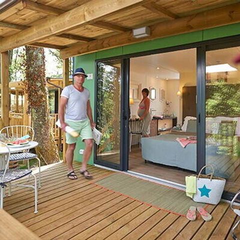 Mobile home 2 persons - Comfort | Studio | 2 people | Raised terrace | 1 bathroom | Air conditioning