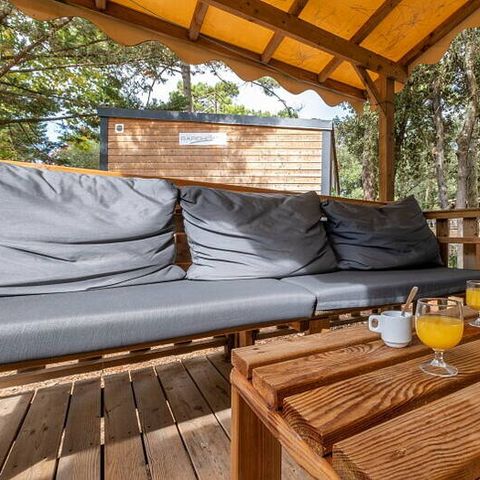 Mobile home 6 persons - Mobile-home | Comfort | 3 Bedrooms | 6 Pers. | Terrace Lounge | Clim.