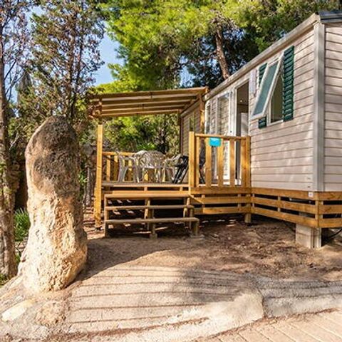 Mobile home 6 persons - Mobile-home | Comfort | 3 Bedrooms | 6 Pers. | Terrace Lounge | Clim.
