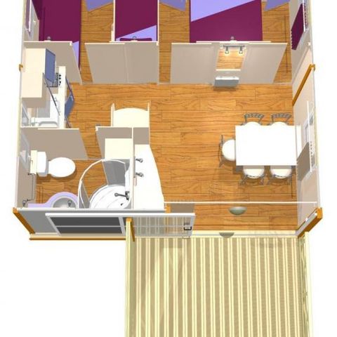 Bungalow 5 persons - Morea