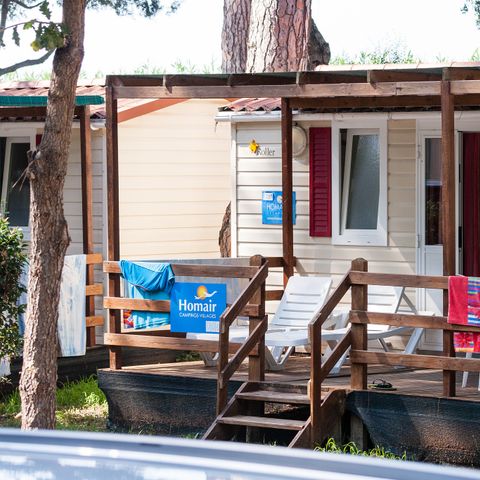 Mobile home 6 persons - Classic | 2 Bedrooms | 4/6 Pers. | Covered Terrace | Air-con.