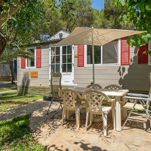 Mobile home 4 persons - Classic | 3 Bedrooms | 4 Pers. | Single terrace | Air-con.