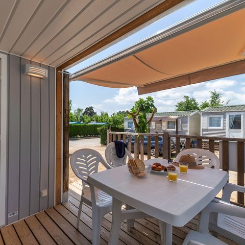 Mobile home 6 persons - Comfort | 2 Bedrooms | 4/6 Pers. | Single terrace | Air conditioning