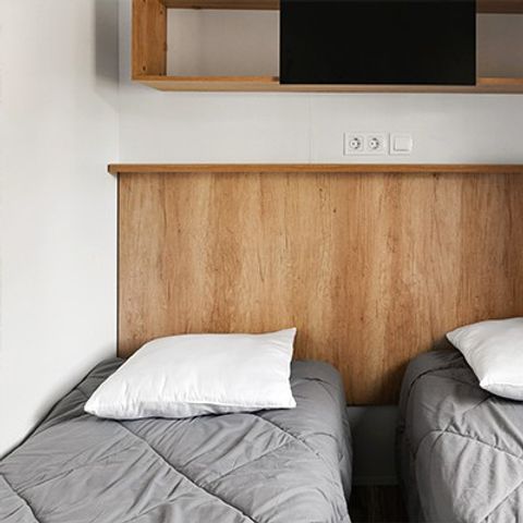 Mobile home 6 persons - Premium | 2 Bedrooms | 4/6 Pers. | Terrace Lounge | Air conditioning | TV